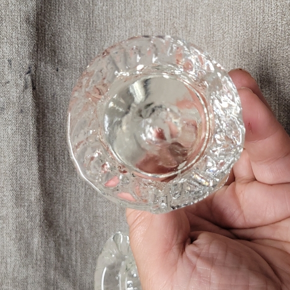 P32: 2 sets lead crystal  candle holder - Picture 2 of 8